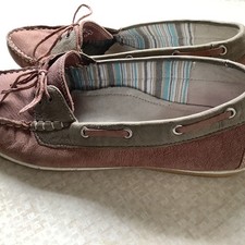 ❤️❤️LADIES PADDERS BOAT STYLE LEATHER SHOES SIZE 5.5/39E. VGC❤️❤️