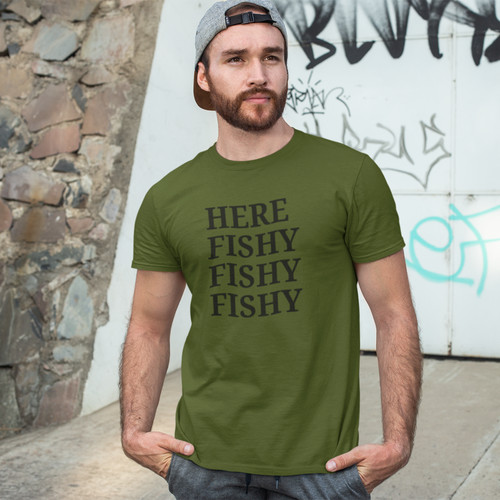Here fishy - here,