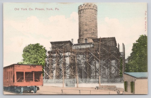Antique postcard old york - postcard,