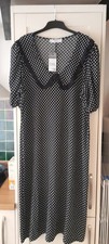 Primark black polka dot dress - primark,