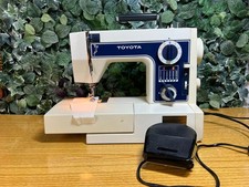 Toyota Sewing Machine Model 7660 With Foot Pedal Vintage Electric PAT Tested