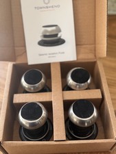 Set of 4 TOWNSHEND SEISMIC ISOLATION PODS F Rated max 50kg per pod, 200kgs for 4