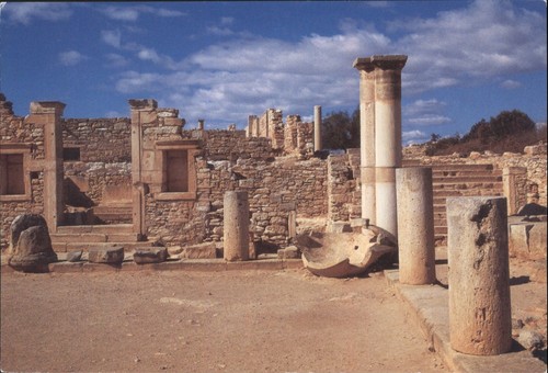 Cyprus postcard temple - temple, of