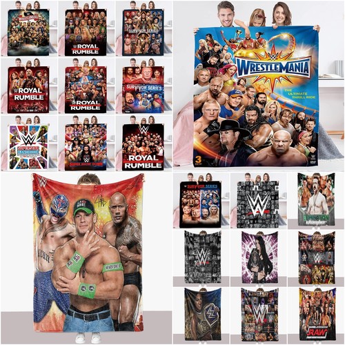 Wwe wrestling flannel blanket - wwe,
