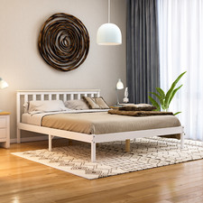 SALE King Size Wooden Bed Low