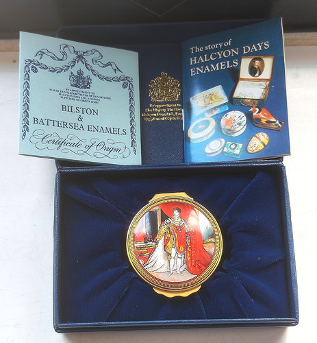 Halcyon days enamel box - halcyon,