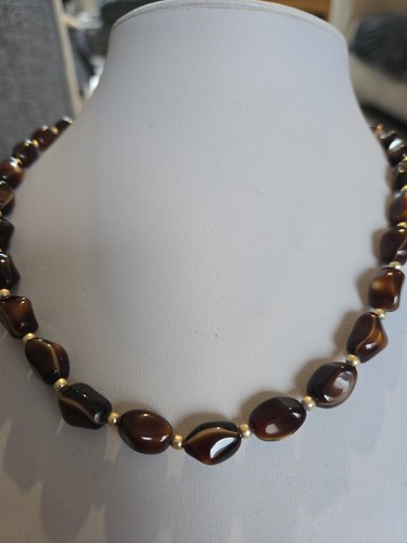 Vintage small pebble brown - pebble,