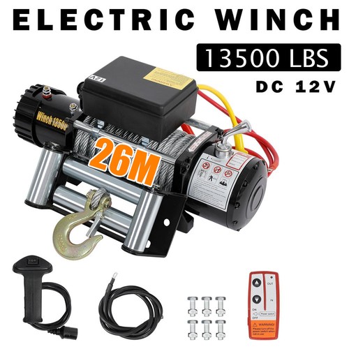 Electric winch 12v - winch, 13500lb
