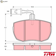 BRAKE PAD SET DISC BRAKE