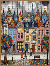 Printed Cross Stitch Kit 11 ct