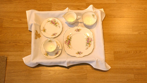 Adderley floral tea - set, 6
