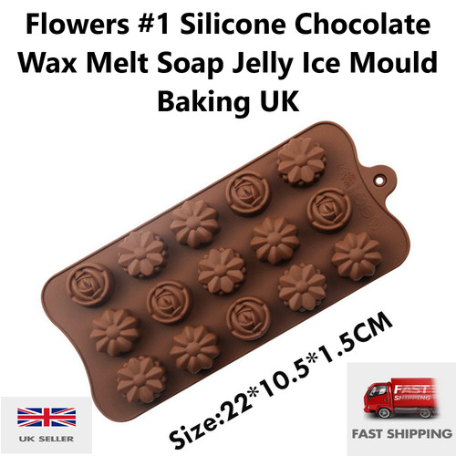Flowers silicone chocolate - silicone,