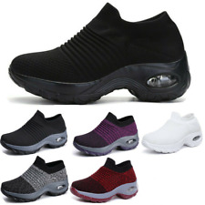 Womens Slip on Trainers Orthopedic Shoes Air Cushion Casual Ladies Running Sport