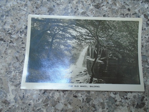 Balerno mill wheel postcard - mill,