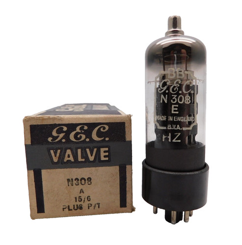 Gec n308 valve tube - n308, boxed