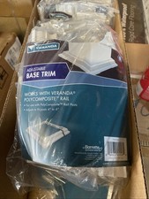 (12) Vinyl Trim Post Base Trim