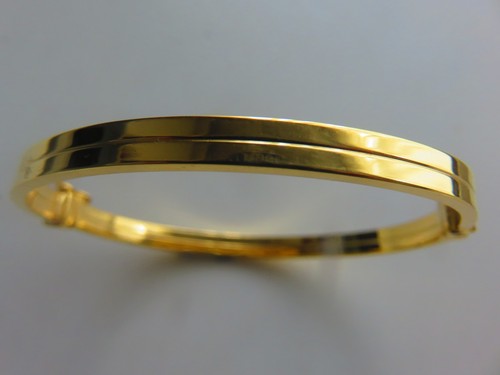 Gold bangle carat hinged - carat,