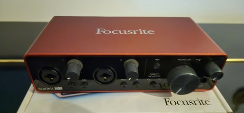 Boxed focusrite scarlett - focusrite,