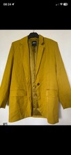 Zara Yellow Mustard  Long Coat