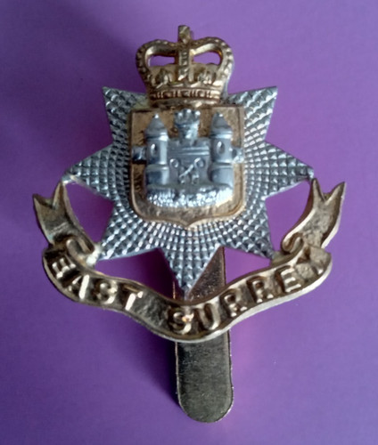 East surrey regiment - surrey, bi-metal