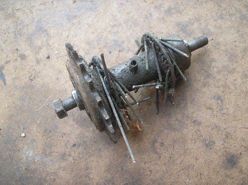 Steel single speed back rear