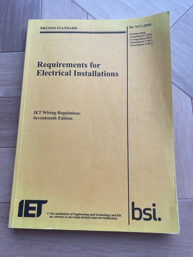Iee wiring regulations 17th - iee,