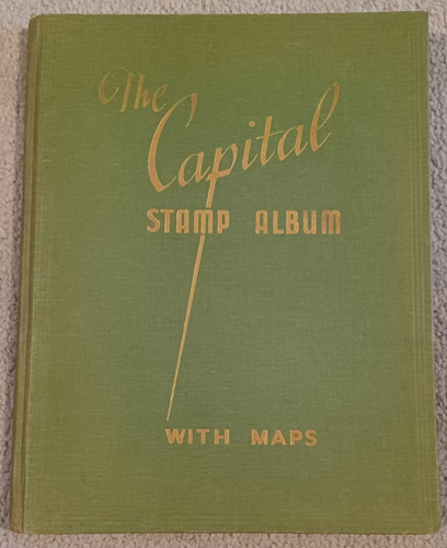 Vintage capital postage stamp - capital,