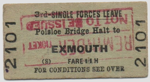 Railway ticket polsloe - br(s),