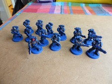 Citadel Warhammer 40k plastic figures Space marines , marine intercessors x13