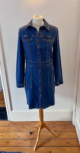 Collection blue denim midi - blue,