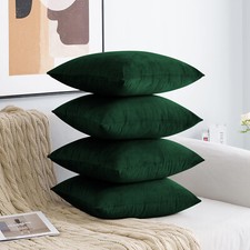 Set Of 4 Crushed Velvet