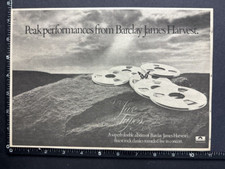 BARCLAY JAMES HARVEST - LIVE TAPES 8X12" Original 1978 Press Advert BK6