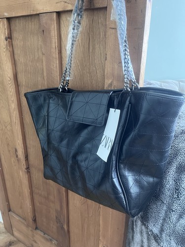 Zara black soft rocker quilted - zara,