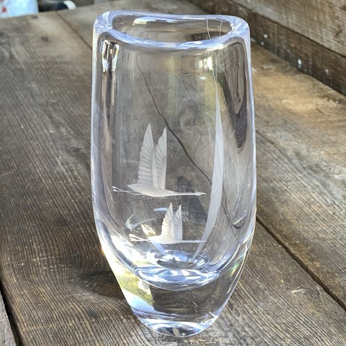 Orrefors vase clear - clear, crystal