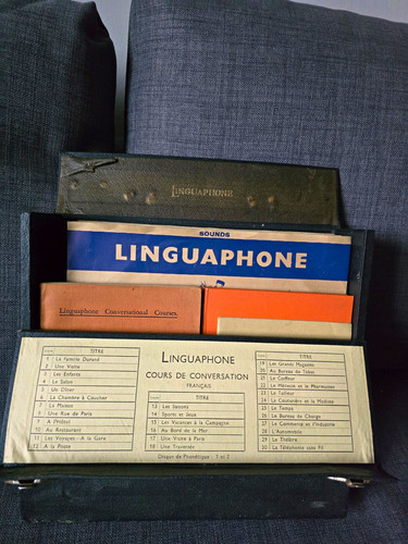Vintage linguaphone french - vintage,