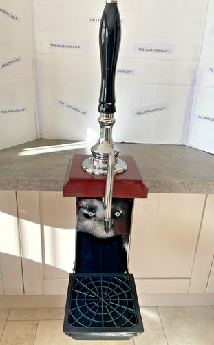 Traditional chrome wood hand - chrome,