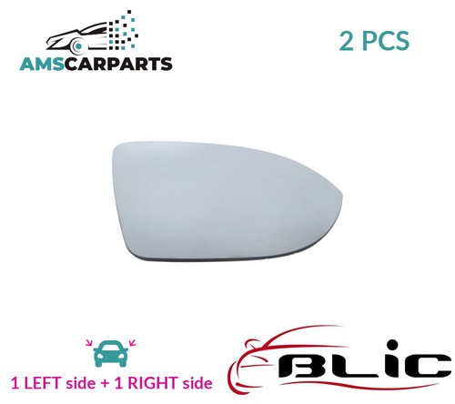 Rear view mirror - glass, pair