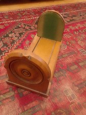 Antique oak wood book slide