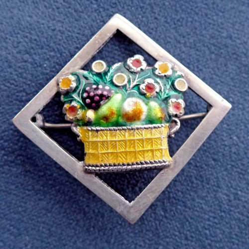 Antique silver brooch