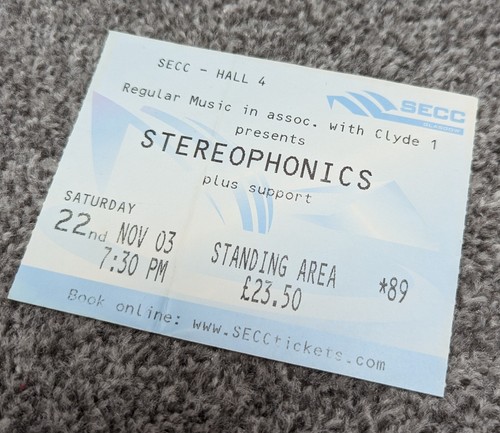 Stereophonics 2003 22nd
