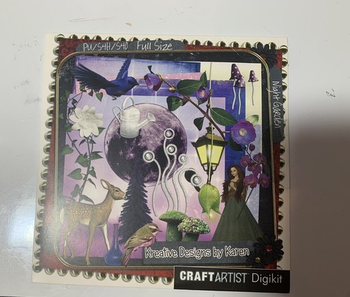 Night garden serif craft - night,