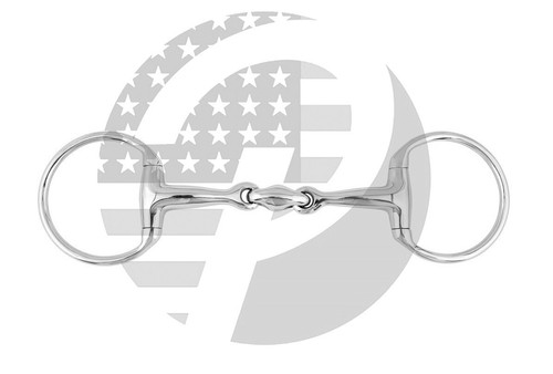 Eggbutt snaffle horse bit - eggbutt,