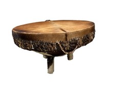 Vintage Cowhide Coffee Table
