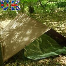 3M*3M Camping Shelter Hammock Rain Fly Tent Tarp Waterproof Sun Shade Outdoor UK