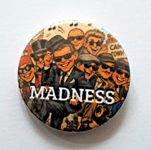 25mm badge the band madness - the,