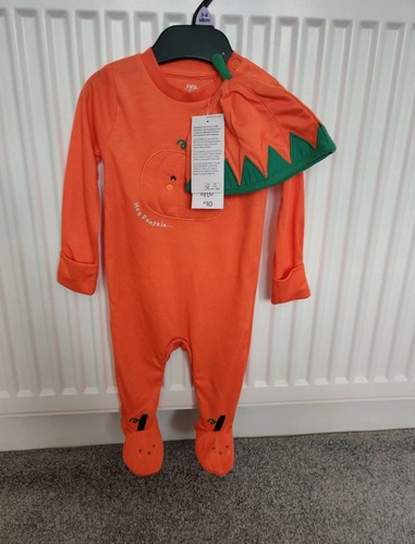Baby halloween pumpkin costume - pumpkin,