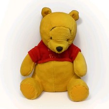 Winnie The Pooh Plush Pyjama Case Hot Water Bottle Cover & Hanging Hook Large