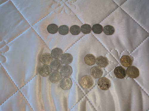 Rare 50p coin collection - coin,