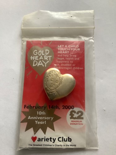 Pin badge gold - gold, day