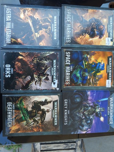 Warhammer 40k rule books - warhammer,